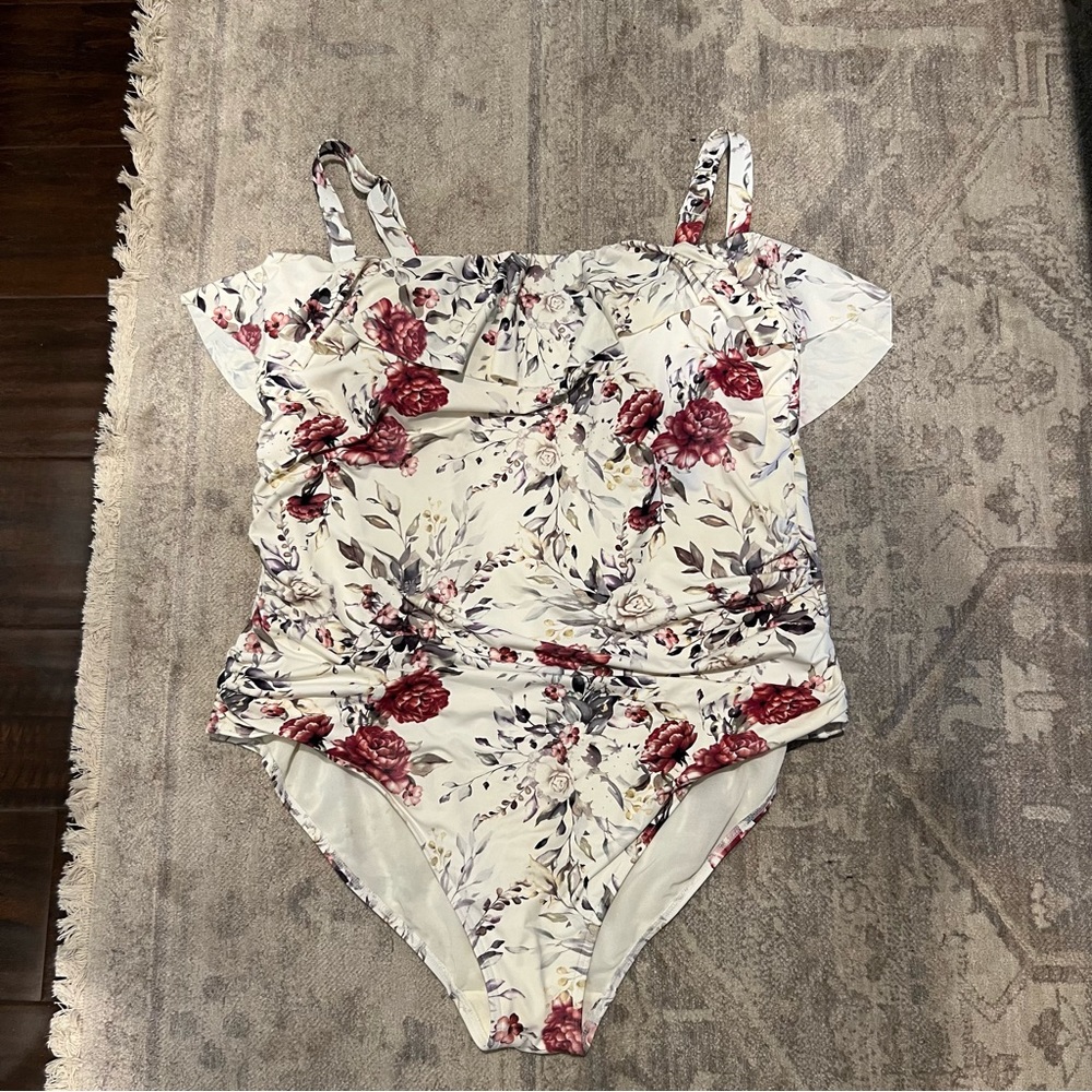 ARTESANDS Clementine Botticelli One-Piece Swimsuit Size 2x